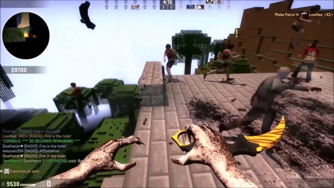 CS:GO - Zombie Escape Mod - Minecraft Adventure - [Level 3 & 4] - GFL