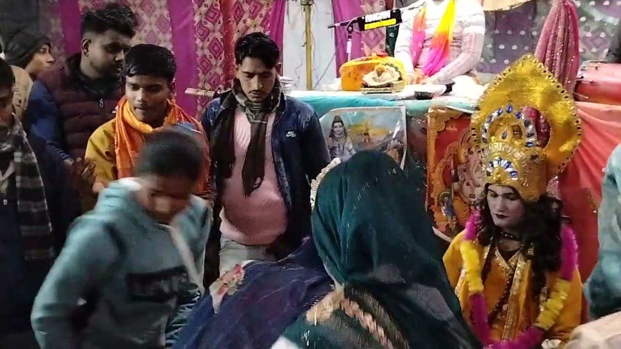 Gaon ismailpur kothra mein Bhagwat please subscribe 🙏🙏🙏🙏 seeta ka vivah 