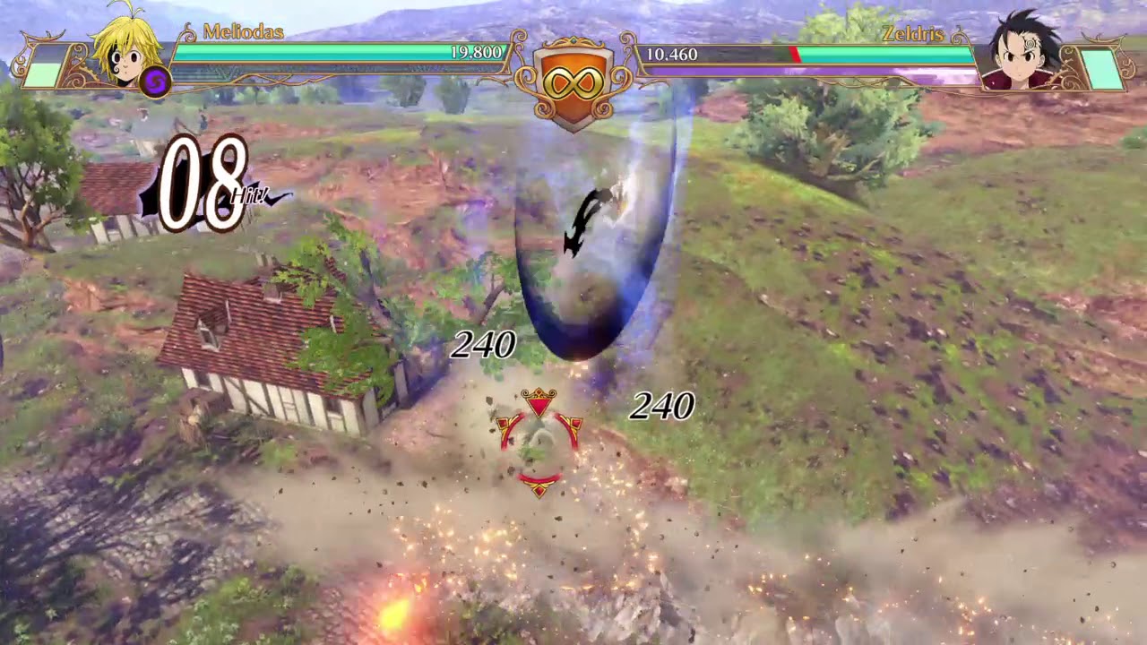 The Seven Deadly Sins: Knights of Britannia - Demon Meliodas Vs Zeldris