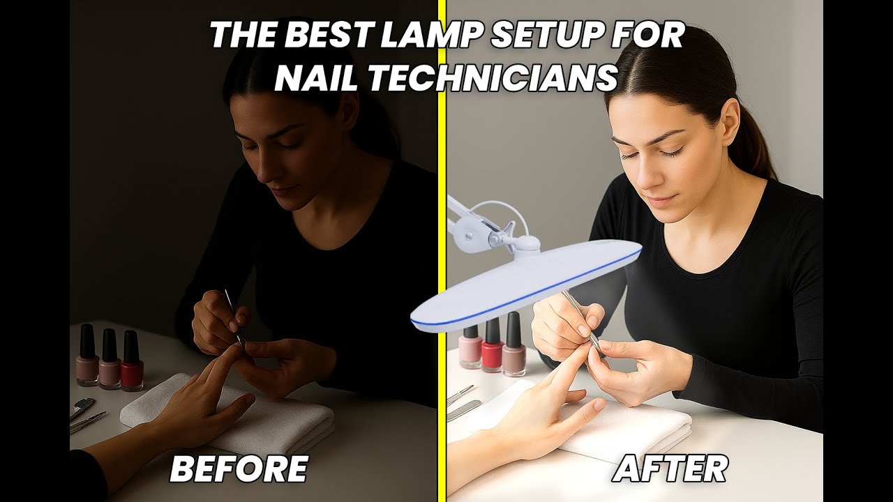 The Best Lamp Setup for Nail Technicians | Neatfi Lighting Guide