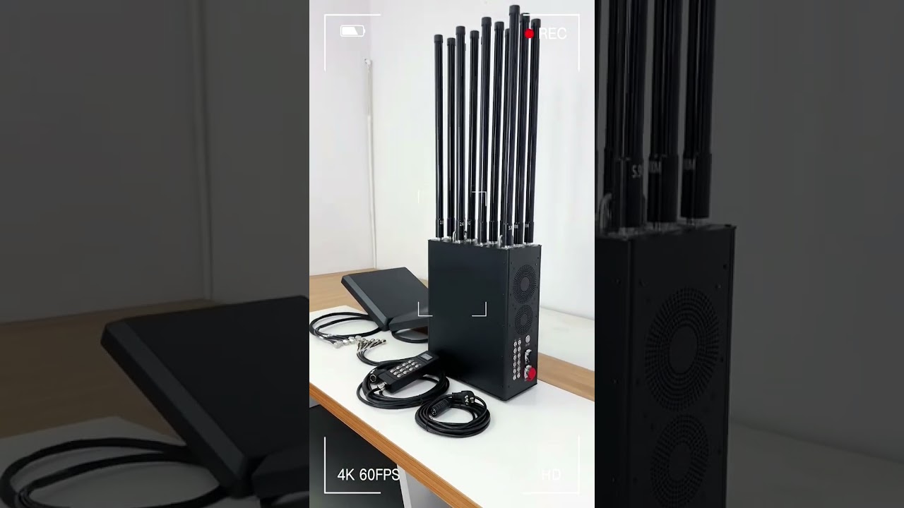 Backpack 12 channel drone jammer