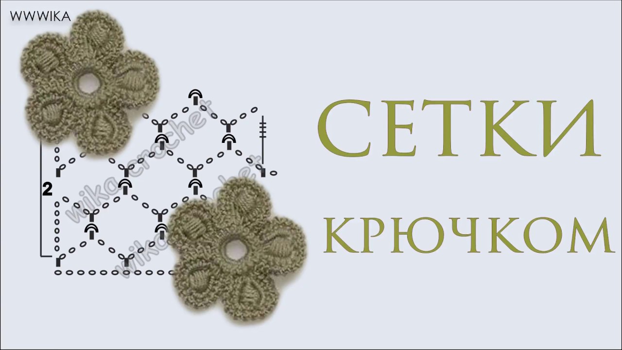 Сетка с узелками клонес для ирландского кружева Вяжем по шаблону Вяжем по схемам