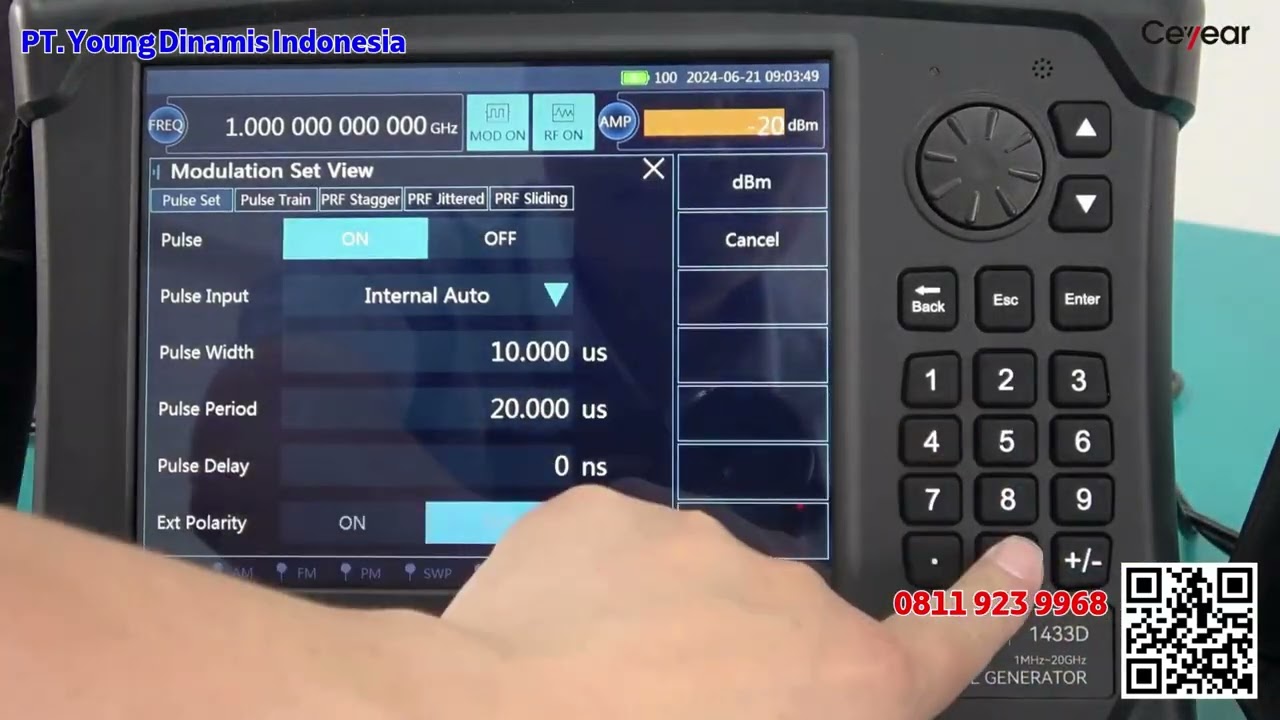 Tutorial Mengukur Average Power CW, Pulse & 5G NR Menggunakan Ceyear 87235
