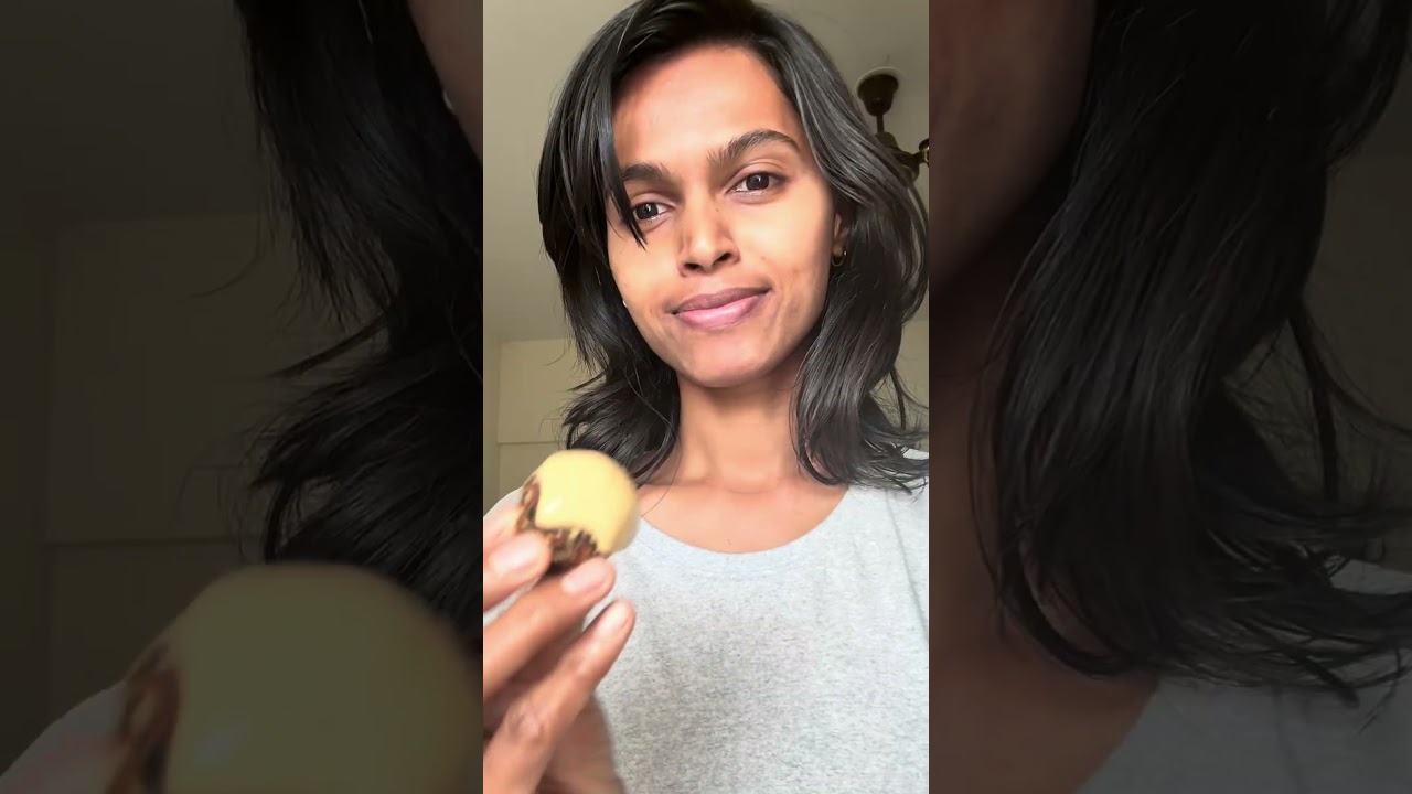 That dip, though! 🍯🤤 Gramveda’s Dates and seeds ladoo meet our stone-ground SButter Cashew Butter