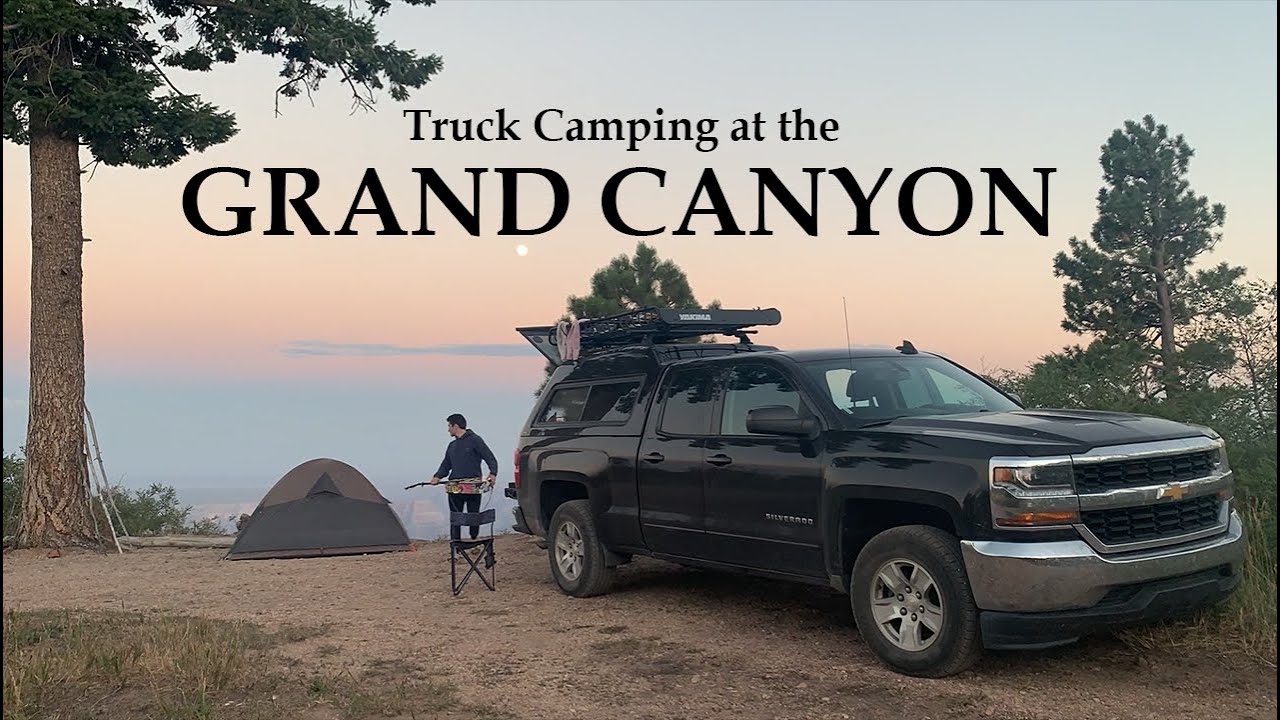 Truck Camping: TENT CAMPING on the North Rim of the GRAND CANYON!