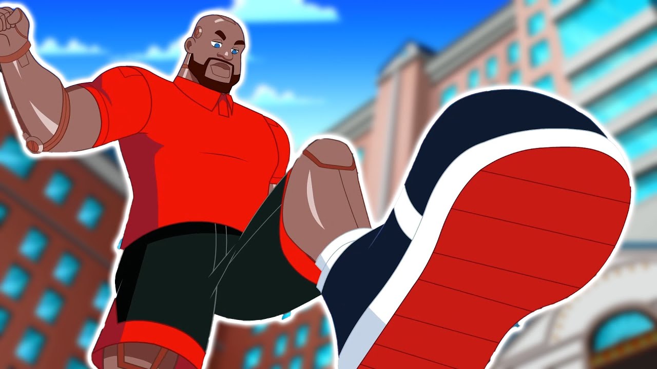 Shaq's Garage FULL EPISODE Attack Of The 50 Foot Shaq 🚘 Now Streaming on Kartoon Channel!