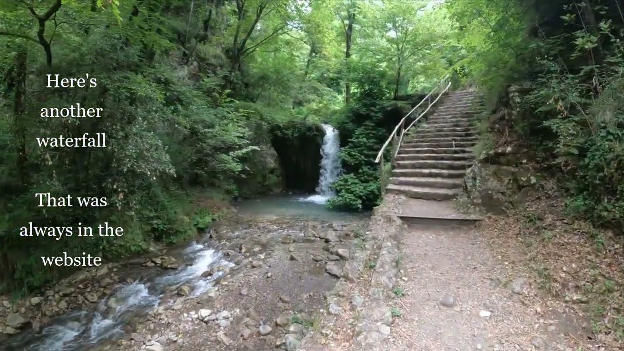 Valle Dei Mulini  - Valley of the Mills - 2 - The Ruins and Waterfalls