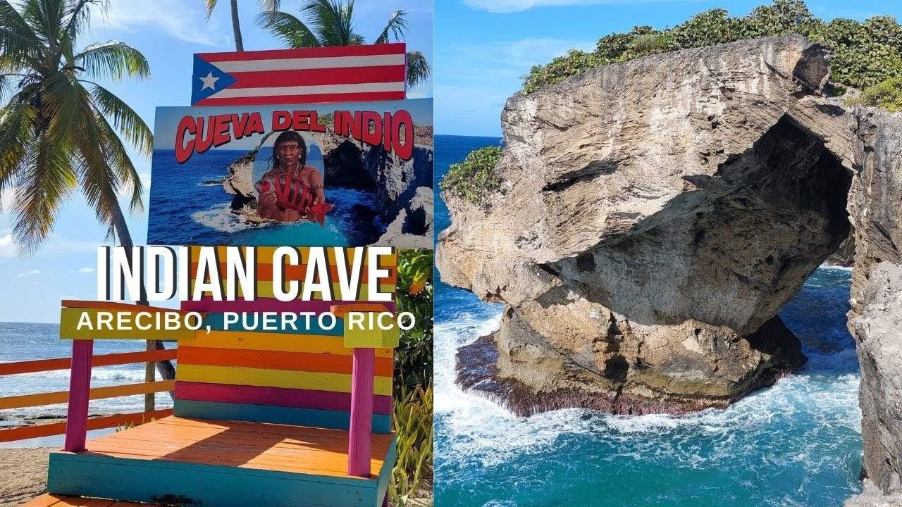 Indian Cave or Cueva del Indio at Arecibo, Puerto Rico - 4K Walking Tour