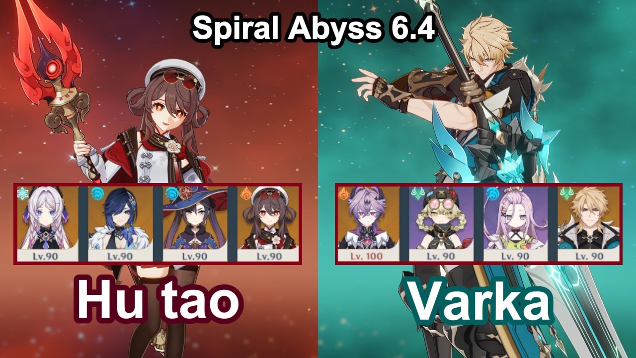 C1 Hutao & C0 Varka | Spiral Abyss 6.4 | Genshin Impact