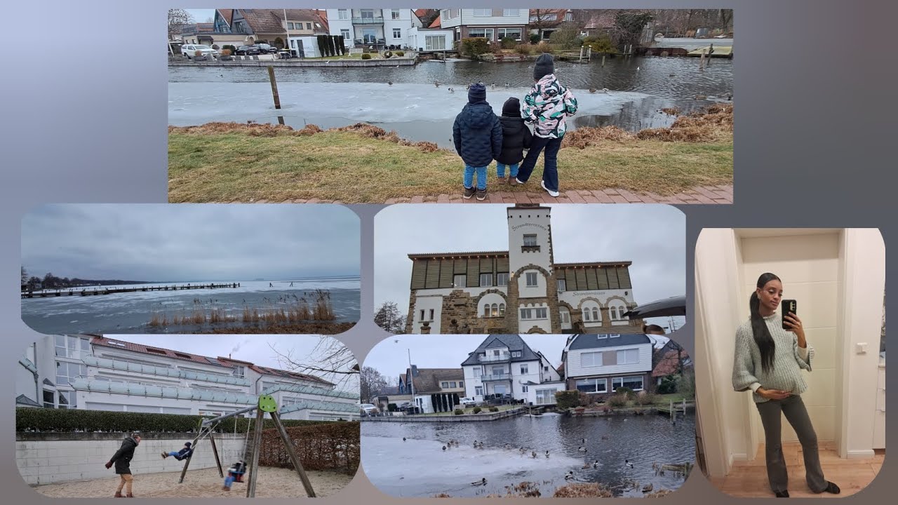 Vida en Alemania como mamá latina 🇩🇴 un día frío pero bonito Paseo + día de carnaval 🥳👨‍👩‍👧‍👦❄️