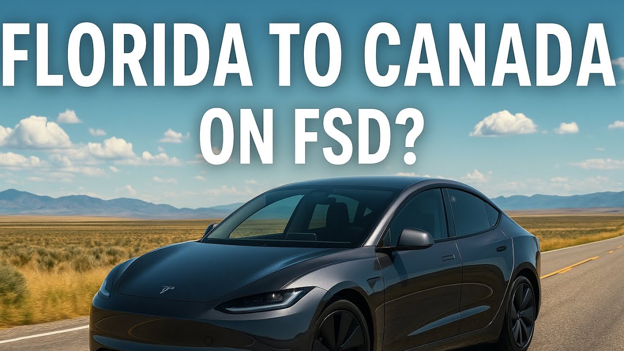 Can FSD drive me from Florida to Canada?