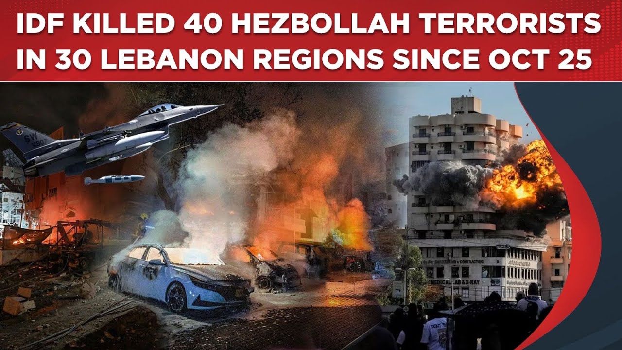 IDF Killed 40 Hezbollah Men, Struck 30 Lebanon Areas Since October 2025 As Deal Cheated 1900 Times?