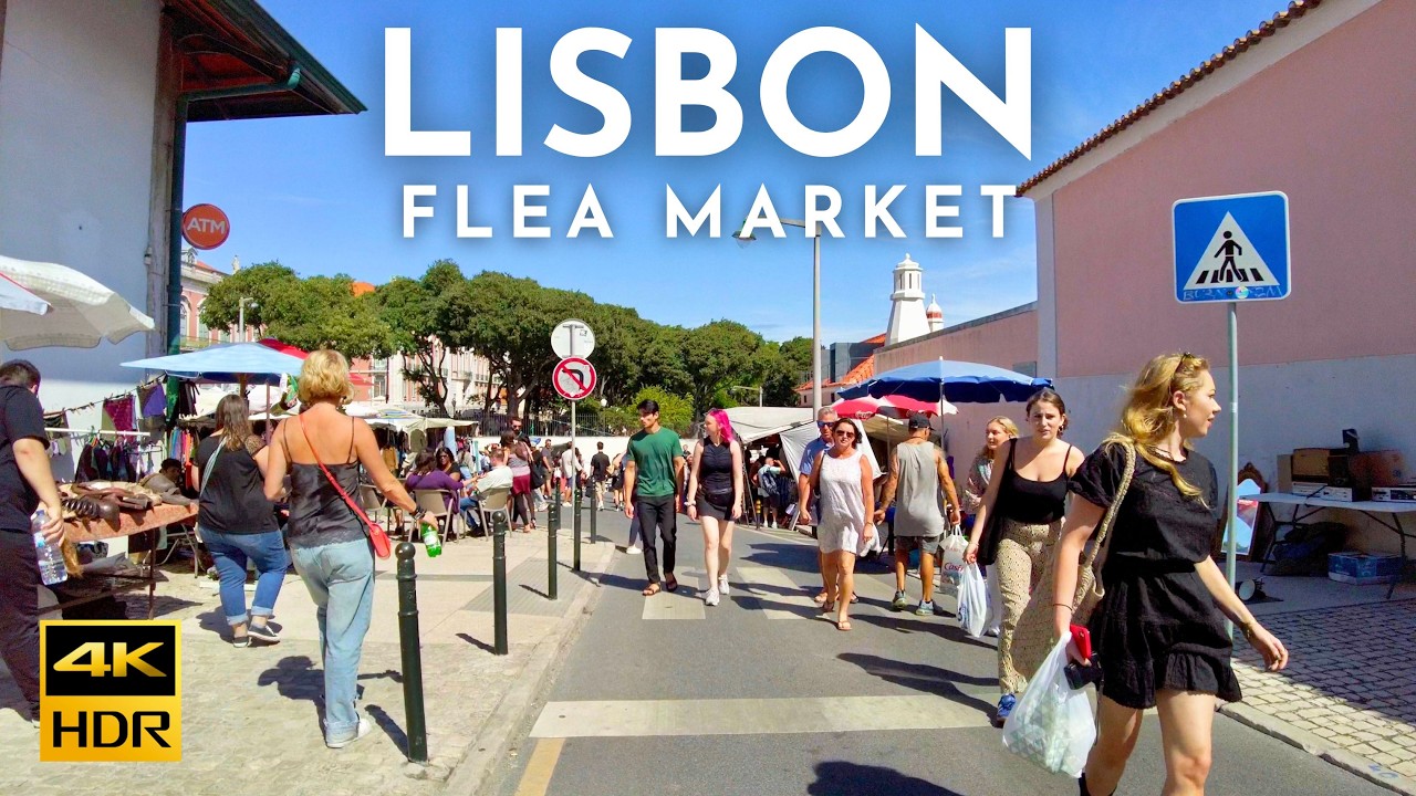 Feira da Ladra LISBON Flea Market Walking tour Portugal