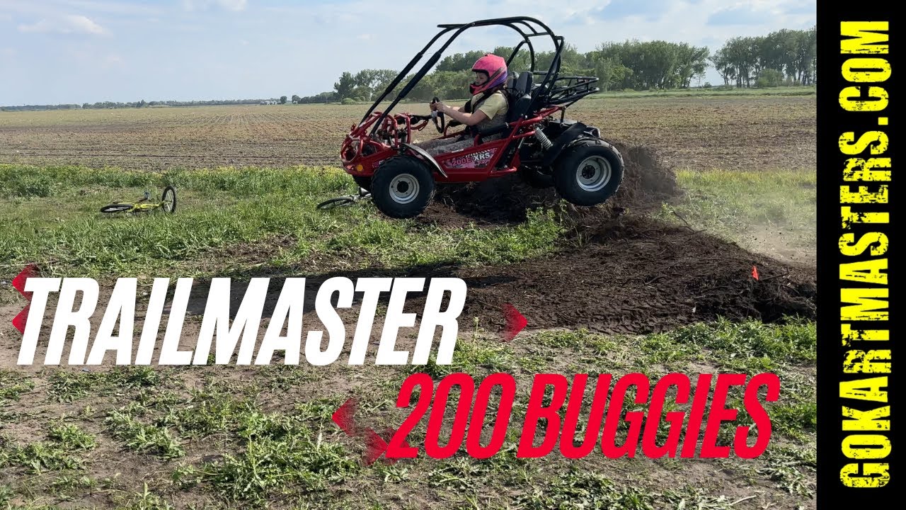 Обзор картинга Trailmaster 200 XRS и 200 XRX | Обзор с сравнением размеров райдера