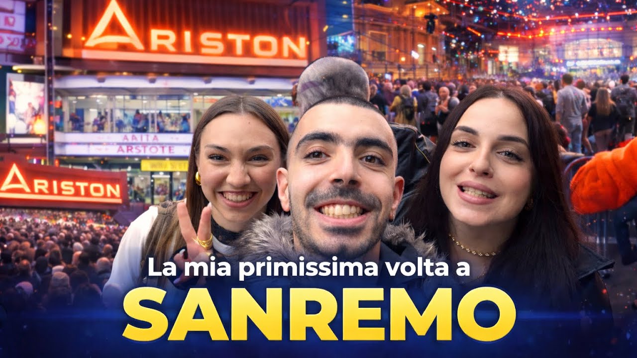 La MIA PRIMISSIMA VOLTA a SANREMO! Dietro le quinte del FESTIVAL DELLA CANZONE ITALIANA