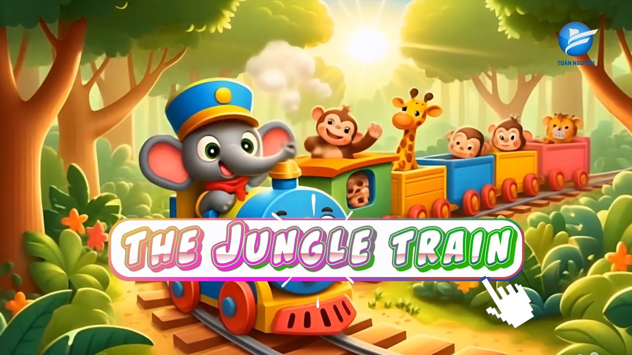 THE JUNGLE TRAIN SONG | Kids Songs & Nursery Rhymes