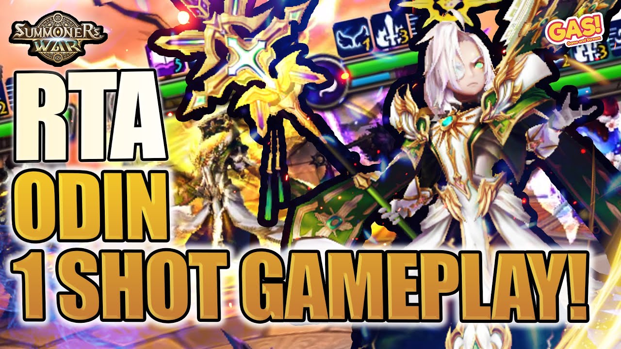 [RTA] WTF ODIN! 1 SHOT GAMEPLAY! Summoners War