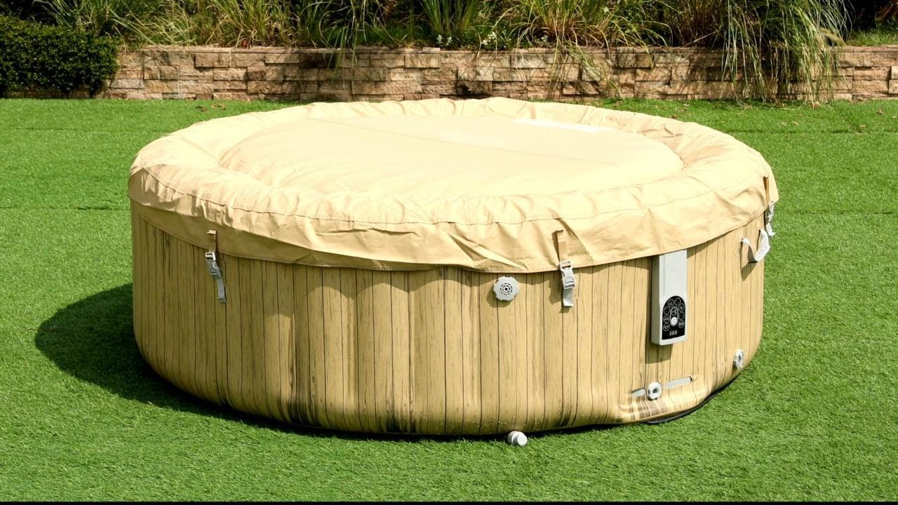 Bestway SaluSpa® Hawaii Energy Efficient Smart AirJet™ Inflatable Hot Tub Install