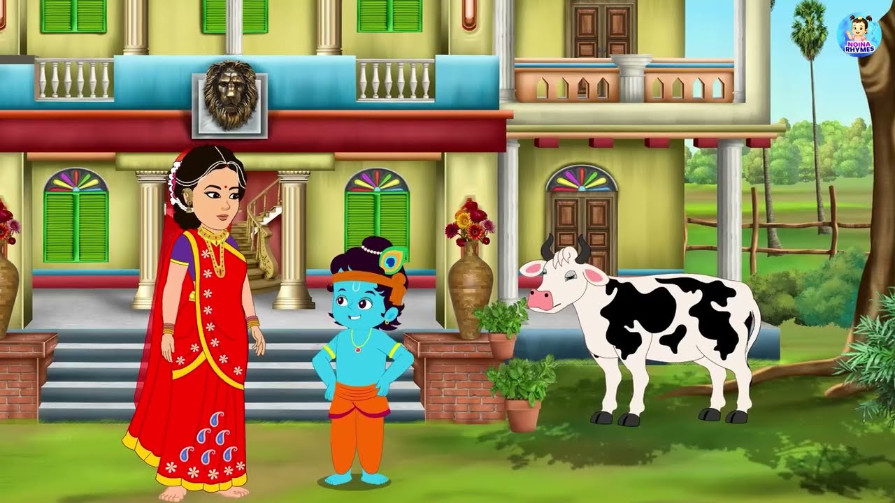 Radhika Gori Se Bhajan | राधिका गौरी से ब्रज की छोरी से | Little Krishna Bal Leela | #krishnabhajan