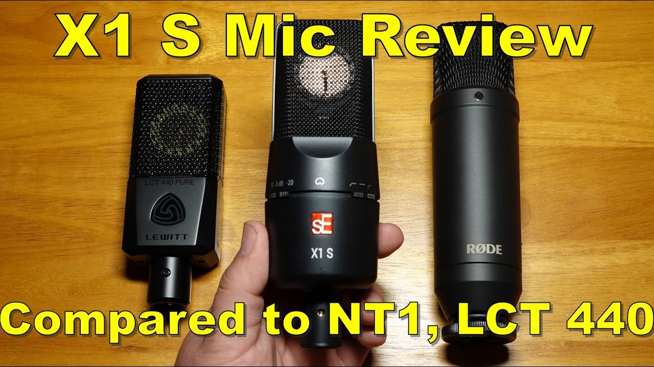 sE Electronics X1 S Microphone Review and Comparison