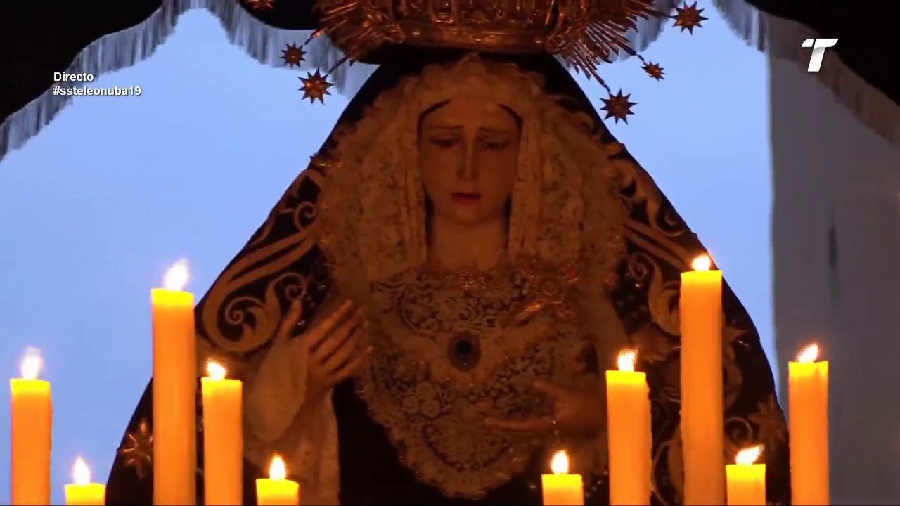 Salida de la Virgen de la Soledad de María. Viernes Santo 2019