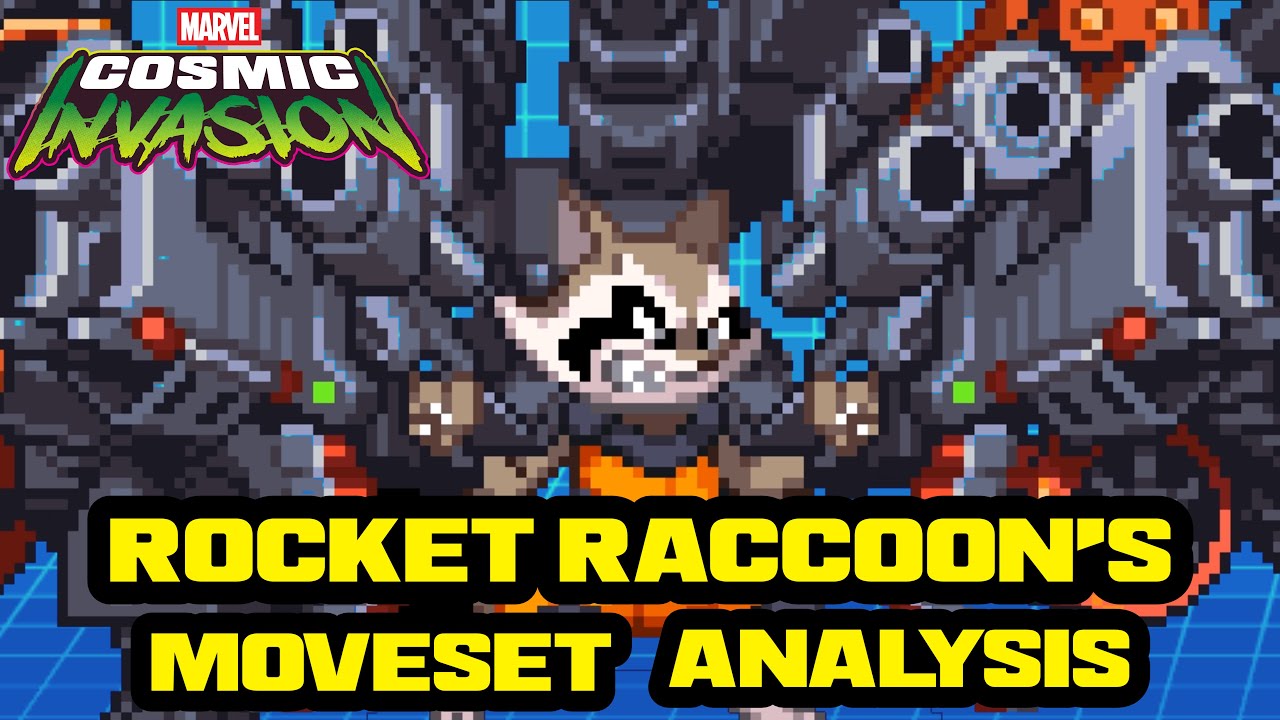 MARVEL Cosmic Invasion - Rocket Raccoon's Moveset