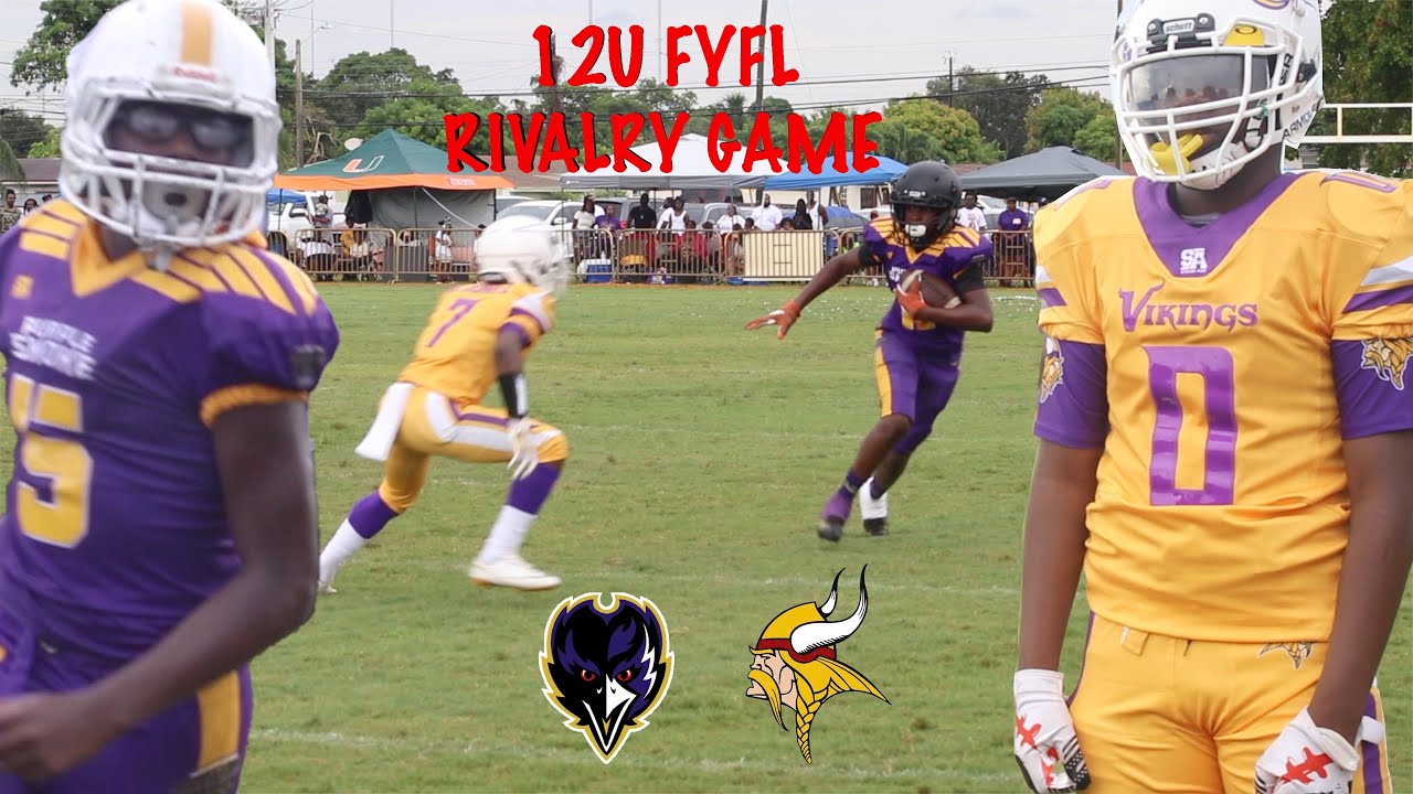 Must 👀 Battle For Inner City Bragging Rights Miami Gardens Ravens Vs Miami Gardens Vikings 12U 🏈🔥