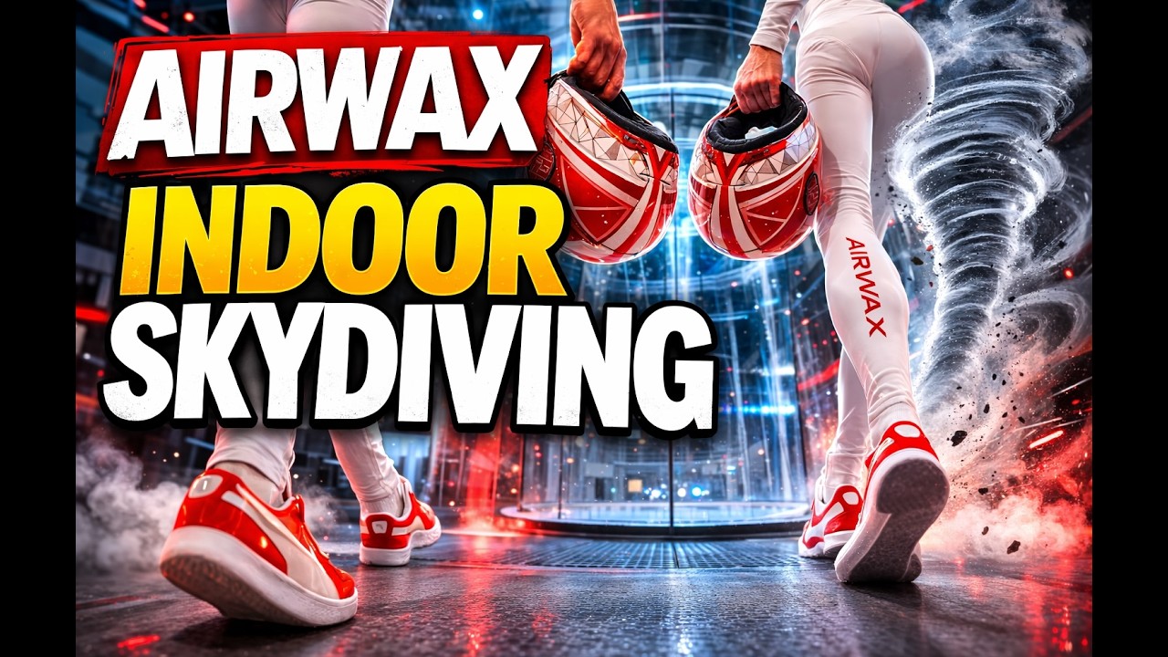 Best indoor skydiving by Greg Crozier & Karine Joly in Clymb - Abu Dhabi | AVICII 