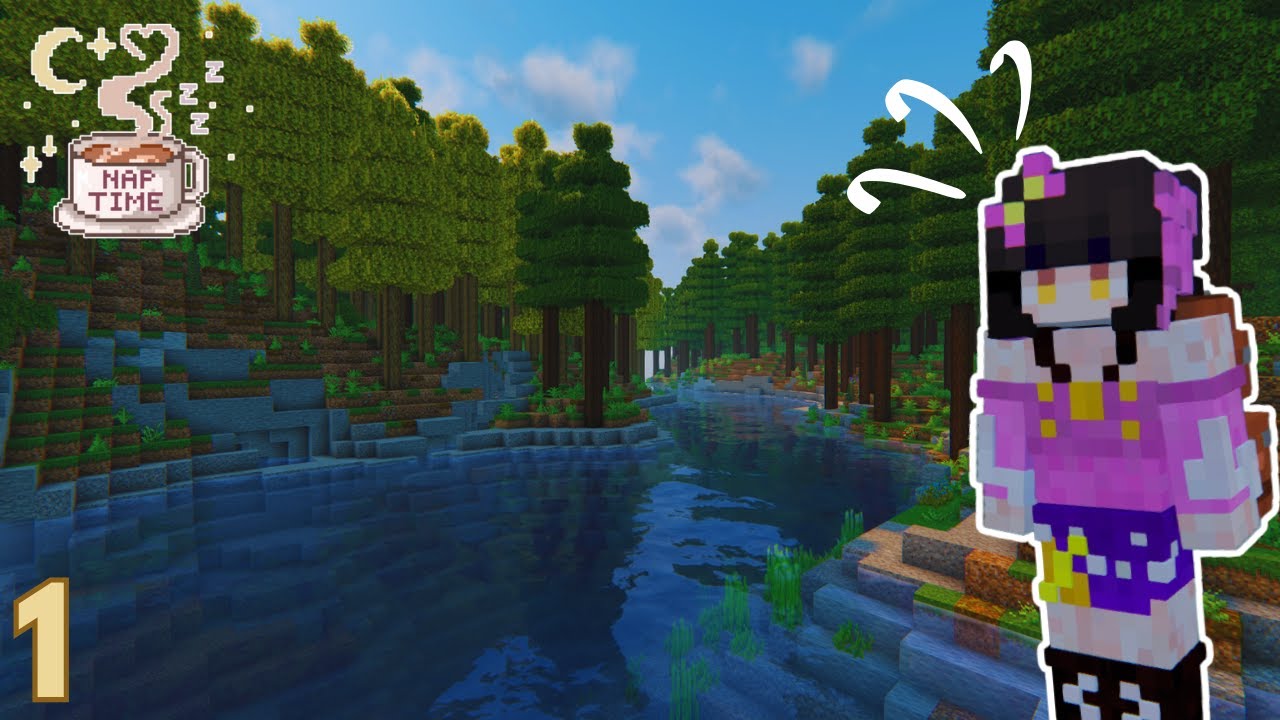 Starting My Cozy NAPTIME Journey | Minecraft Naptime Modpack Let’s Play