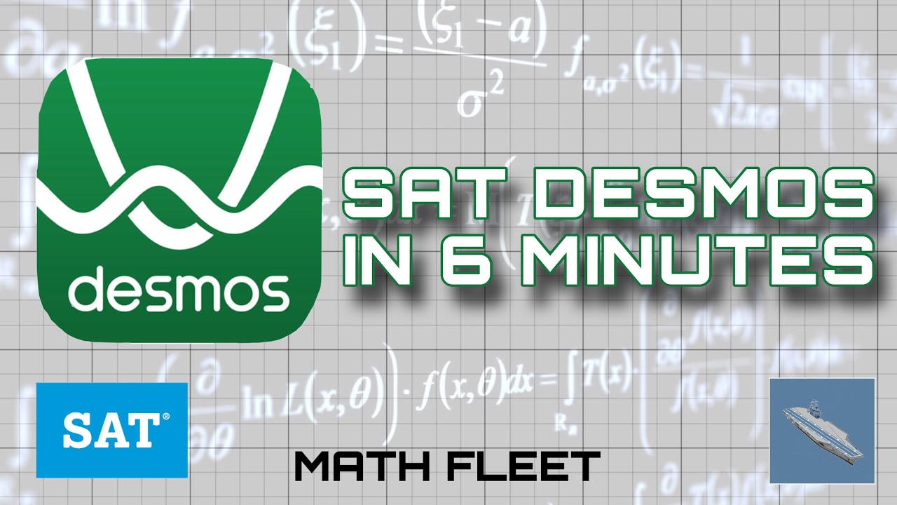 [2026 SAT] All of DESMOS on the SAT in SIX MINUTES