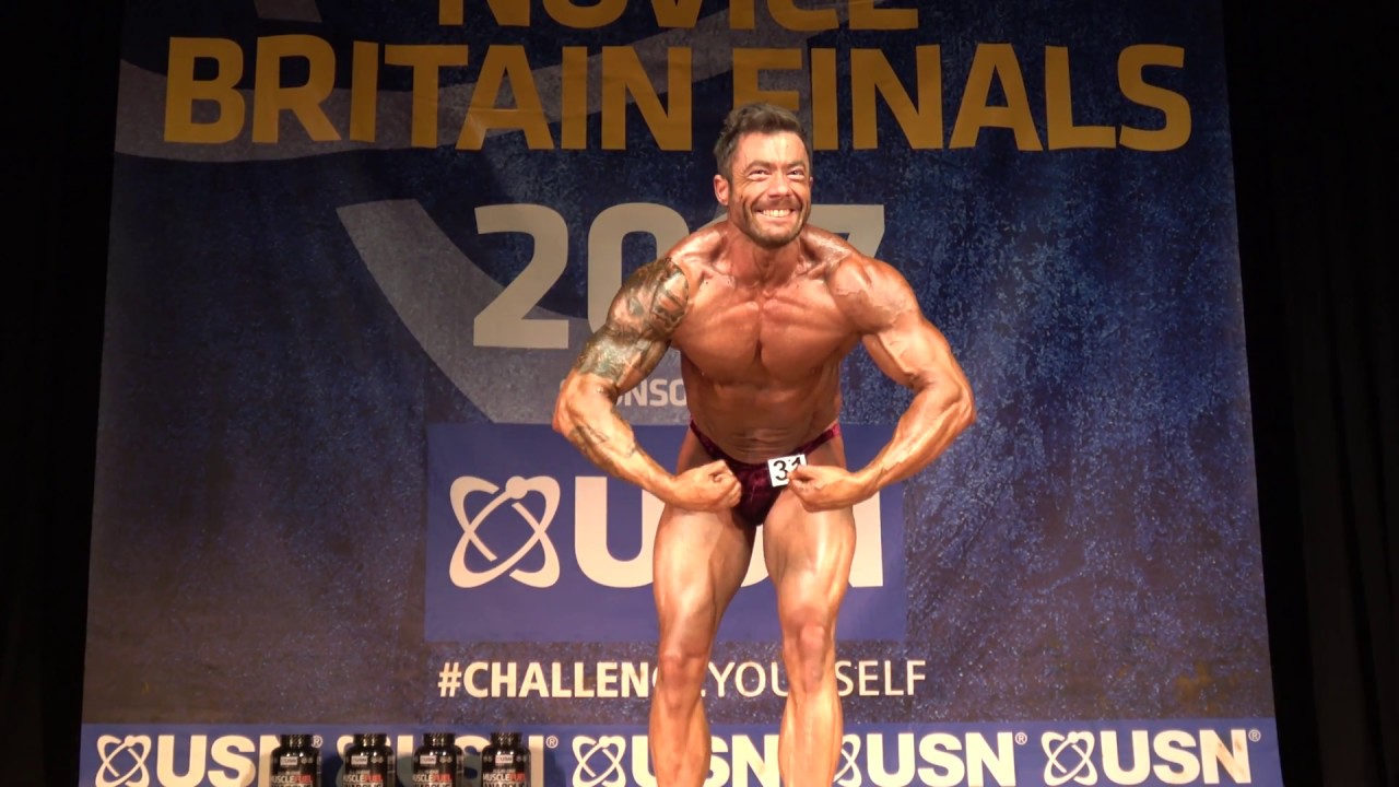 Shaun Jackson – Competitor No 31 – Class 1 - USN NABBA Novice Britain Final 2017