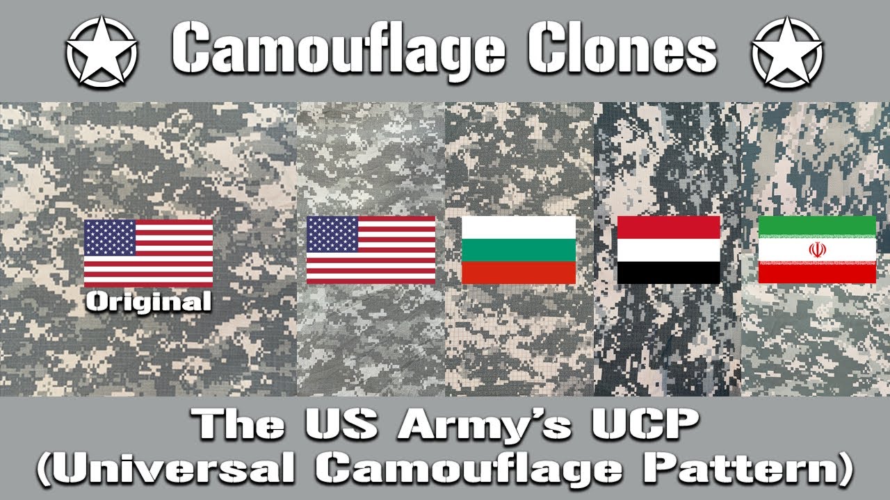 Copies of One of The Worst Camo Designs Ever Made: The US Army's Universal Camouflage Pattern
