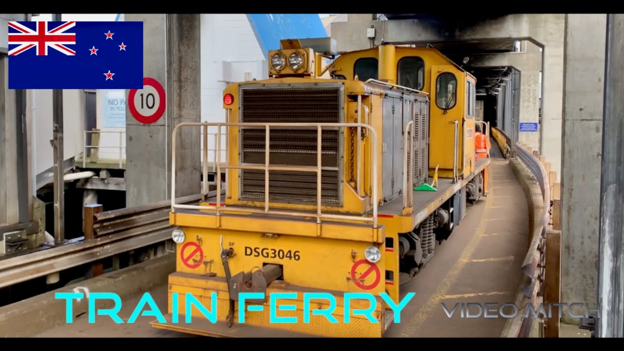 New Zealand: Unloading the Train Ferry 