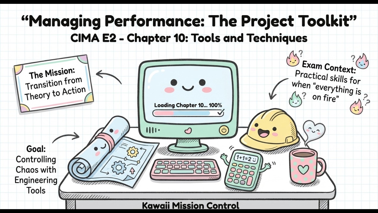 Tools & Techniques  for Project Management | CIMA E2 | Chapter 10 – Project Management [ Deep Dive ]