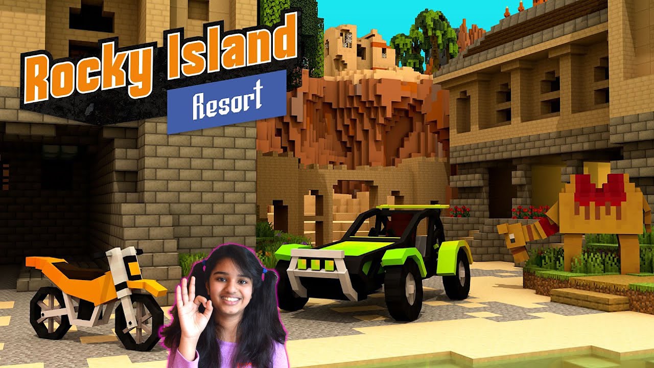 Rocky Island Resort | A Minecraft Marketplace Map from Impulse