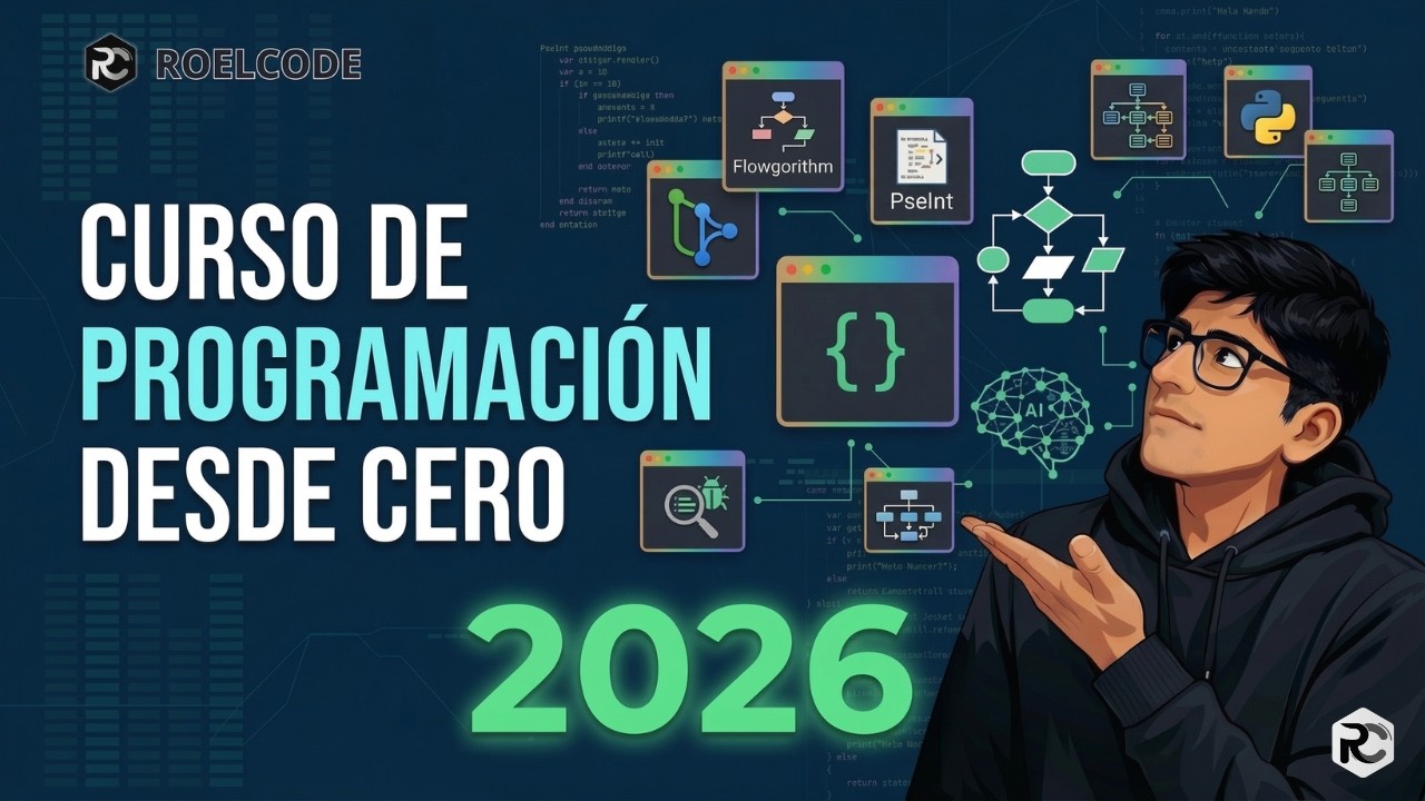 👨&zwj;🎓&iexcl;Curso de PROGRAMACI&Oacute;N desde Cero ! - Fundamentos de Programaci&oacute;n y L&oacute;gica