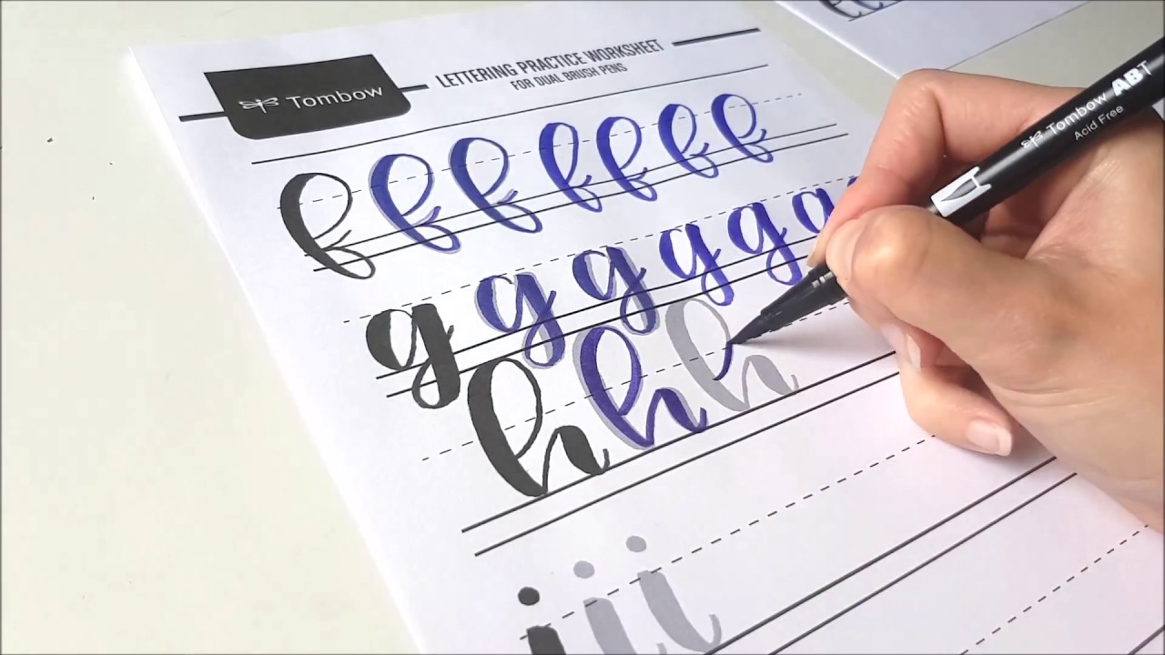 Brush lettering dla początkujących