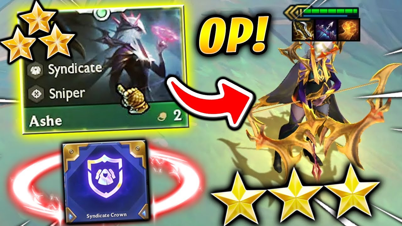 VERY SATISFYING 3 STAR ASHE! (7 SYNDICATE) - TFT SET 6.5 Guide Teamfight Tactics 12.7 Meta Comps