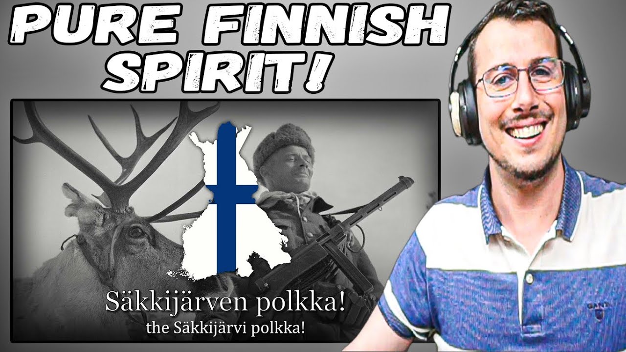 🇫🇮 Reaction to Säkkijärven Polkka – Loving the Finnish Folk Spirit!