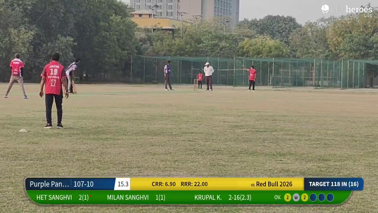 Red Bull 2026 vs Purple Panda 2026 live cricket match | Winner ZPL 10 ( 2026) live - Suramya Farm Cr