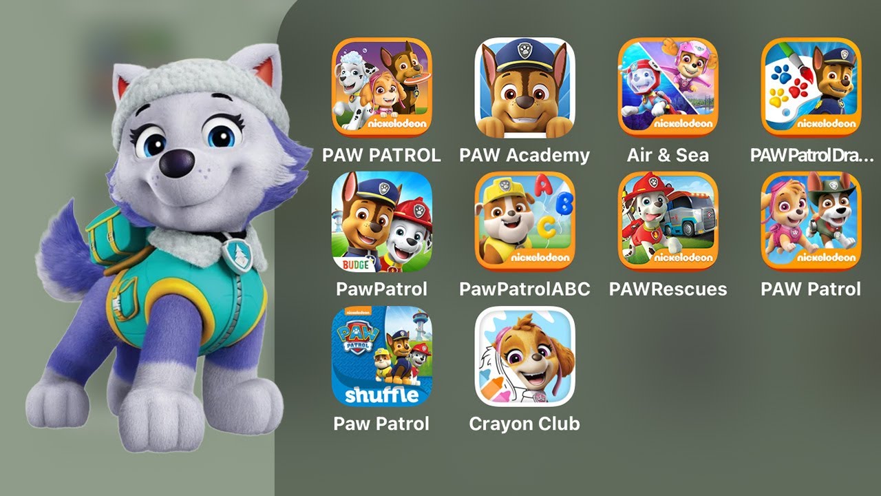 PAW Patrol iOS Android: PAW Patrol a Day in Adventure Bay,PAW Patrol Academy,PAW Patrol Rescue World