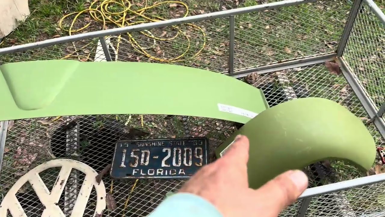 VW Bus lower nose and rear corner repair panels 