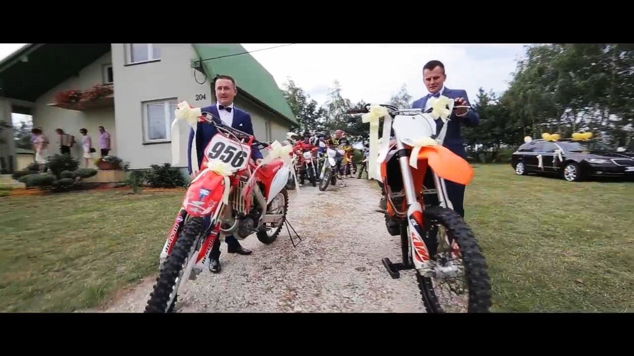 Moto eskorta i strażacka brama weselna!
