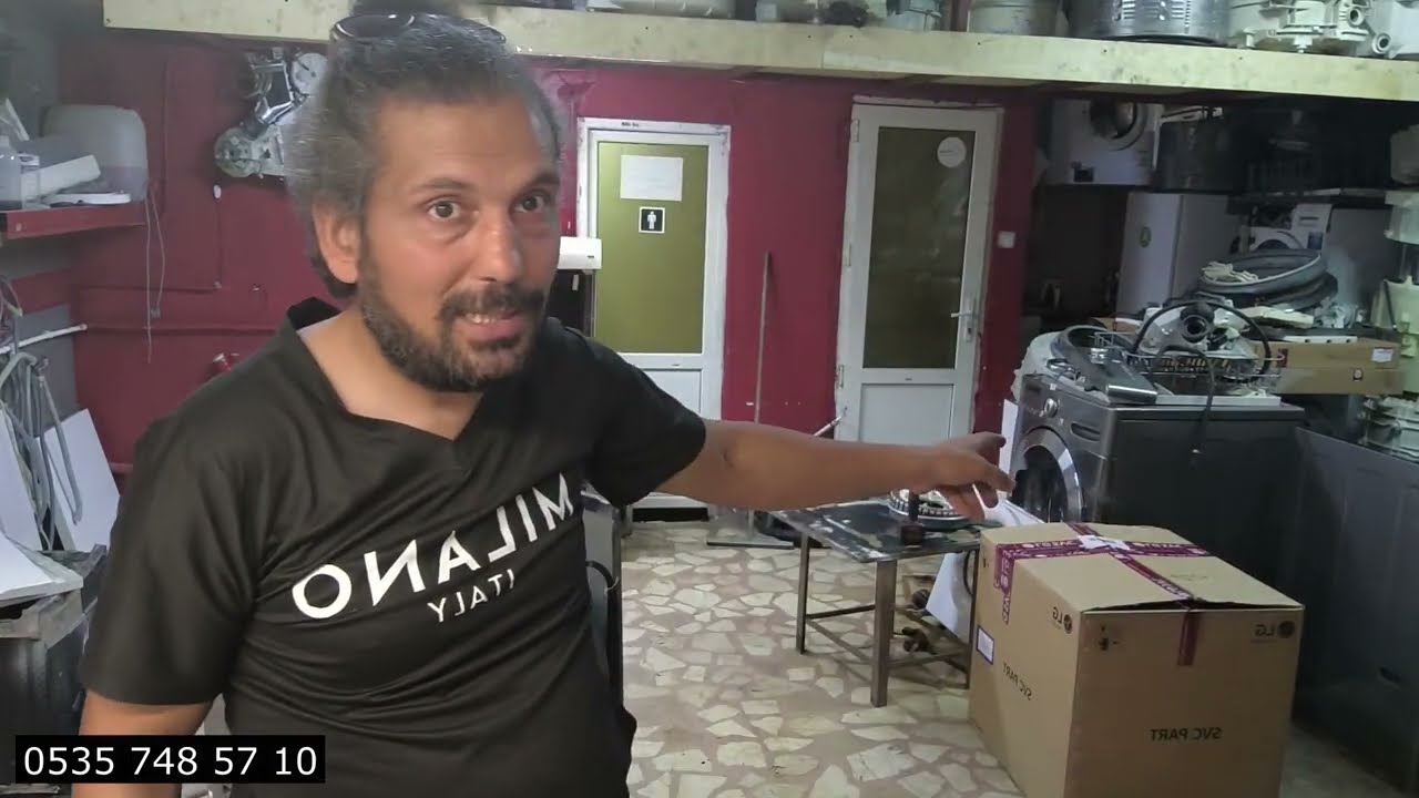 17 9 LG çamaşır makine kazan / rulman / rezistans / dış kasa değişim / motor / pompa özetle herşey:)
