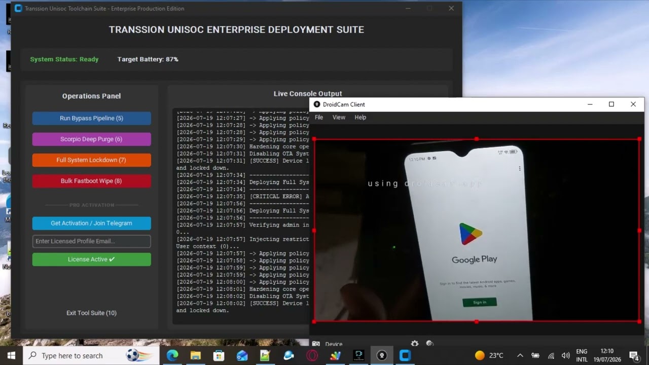 How to Use Transsion Unisoc Toolchain Suite on Itel A665L  Bypass, Purge & Enterprise Lockdown Guide