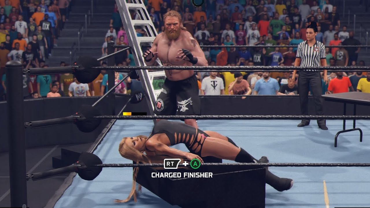 Brock Lesnar vs Sable SmackDown 2002 Arena! WWE2K25 