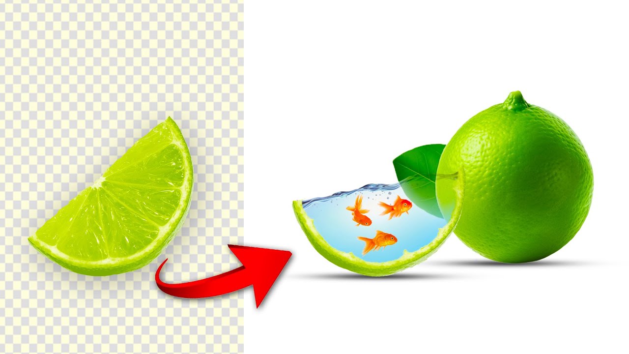 Photo Manipulation in Photoshop | Lemon and Fish