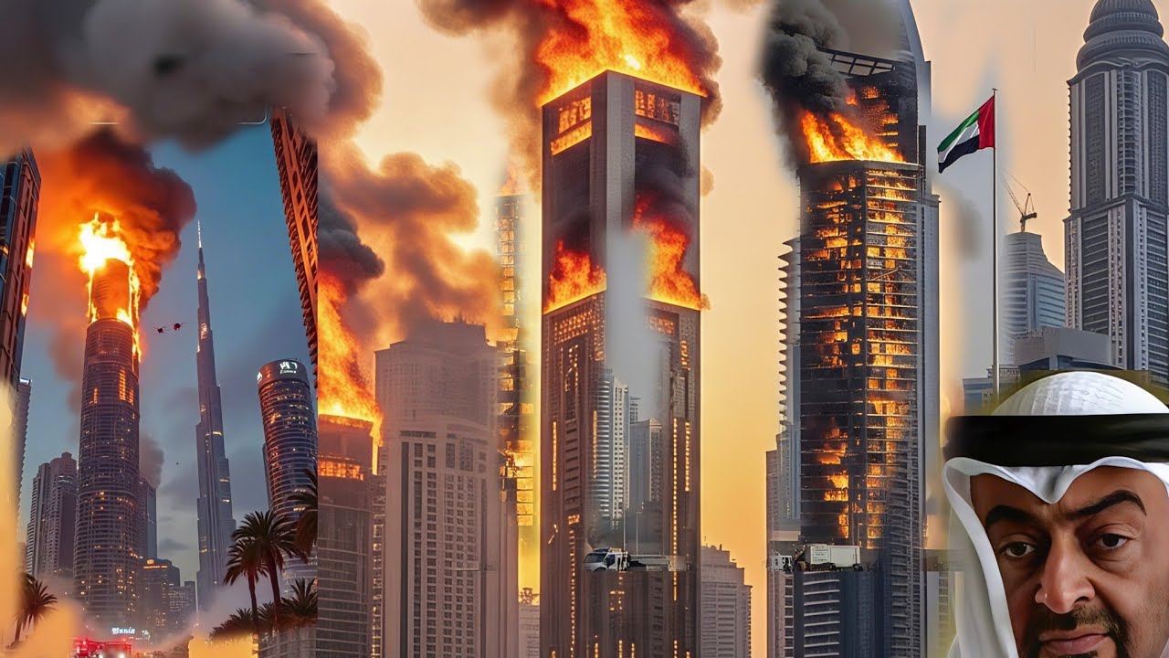 *جحيم يلتهم ناطحات سحاب في دبي.. وفرار جماعي لآلاف السكان وأصبحت ناطحات قنبلة موقوتة
