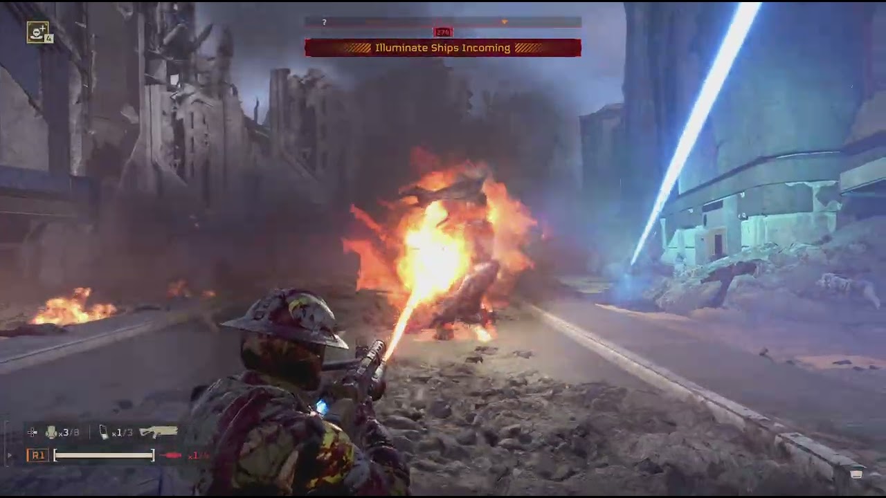 HELLDIVERS 2 - Quick Solo Mission - D10 Raise Flag - HEZE BAY