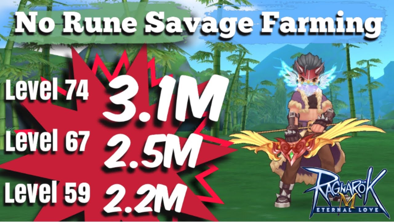 No Rune, Savage Farming in 2020. ADL Rogue and Stalker. Ragnarok Online Mobile (Episode SP)